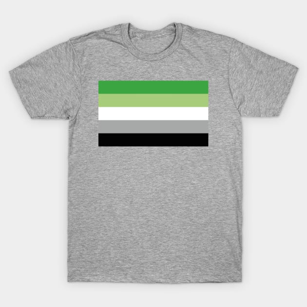 Flag of The Aromantic Pride T-Shirt by DiegoCarvalho